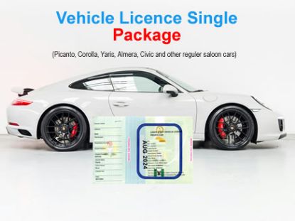 Picture of Vehicle License - Car