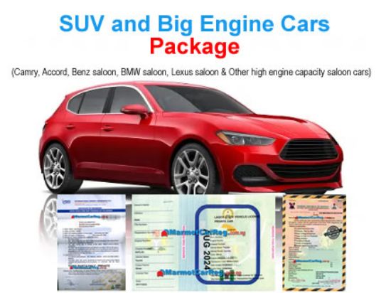 Picture of SUvs, Camry, Accord, and Other big Engine Vehicles - Complete Documentation Package