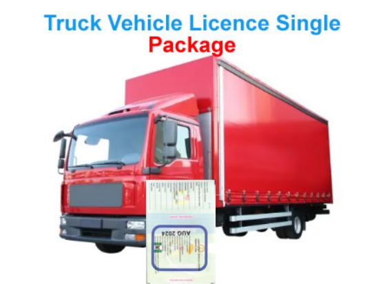 Picture of Truck Vehicle License